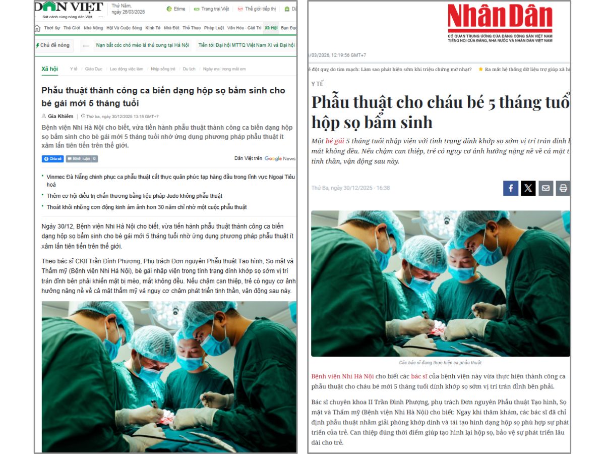 Báo chí viết về bác sĩ Trần Đình Phượng