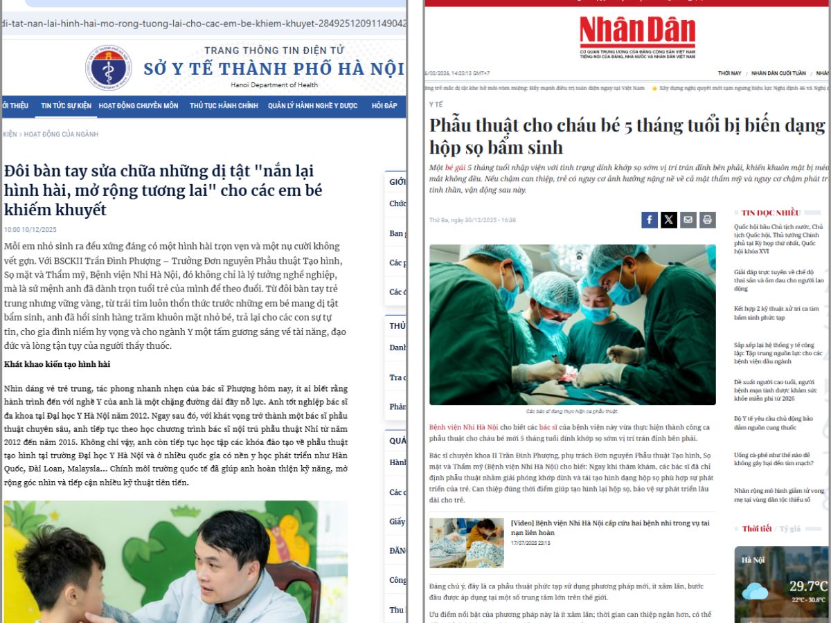 Báo chí nói về Bác sĩ chuyên khoa II Trần Đình Phượng